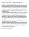 Microsoft 'Office' Videos For Comprehensive Learning_