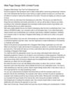 Web Page Design With Limited Funds