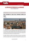 Revue de presse de la semaine du 24 au 30 Septembre 2012