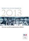 Projet de loi de finances 2013 du ministère de la Défense