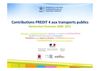 Contributions du Predit 4 aux transports publics urbains - juin 2012