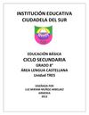 Castellano 8° - Guías 3er Periodo