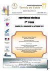CDTT77 - 2012-2013 - Critérium fédéral - Tour 1