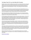 Two Basic Parts Of A Low Cost Web Site Promotion