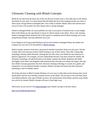 Ultrasonic Cleaning with Blinds Concepts