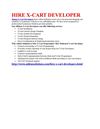 Offshore X-Cart Developers