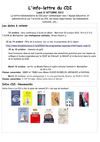L'info lettre du CDI du 8/10/2012