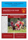 Newsletter du BEC Rugby N°27 - Lundi 8 Octobre 2012