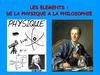Les éléments, de la physique à la philosophie