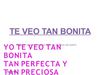 yo te veo tan bonita