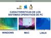 Caracteristicas de los Sistemas Operativos de PC