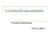 Recherche documentaire