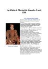 LA DEFAITE DE L'INVINCIBLE ARMADA 8 AOUT 1588
