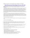 Global Pharmaceutical Market Report & Forecast- 2012-2017