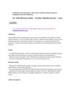 Dr. Falk Pharma GmbH – Product Pipeline Review – 2012