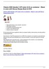 Vitamix 5200 blender 2 HP motor &amp; 64 oz container – Black in color with Bonus Recipe Book &amp; DVD