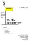 Boletín Adevime 2º Semestre 2012
