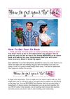 how to get your ex wife back - get ex wife back - get ex husband back