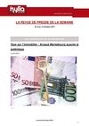 Revue de presse de la semaine du 8 au 13 Octobre 2012