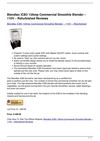 Blendtec ICB3 13Amp Commercial Smoothie Blender – 110V – Refurbished Reviews