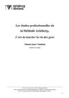 Manuel pour l'étudiant - Les études professionnelles de la Méthode Grinberg