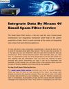 Integrate Data By Means Of Email Spam Filter Service