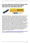 Acer Aspire 4730Z Aspire 4736Z Aspire 4720Z Aspire 4520 Aspire 5735Z Aspire 4330 Aspire 5738ZG AS07A41 Replacement...