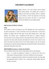 CHILDREN’S ALLERGIES
