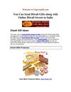 You Can Send Diwali Gifts along with Online Diwali Sweets to India