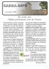 Sarra Info Novembre 2012 : En route vers l'église protestante unie de France