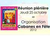Power Point Réunion plénière Jeudi 25 octobre 2012