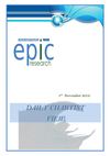 DAILY SPECIAL REPORT BY EPIC RESEARCH- 1 NOVEMBER 2012