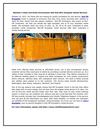 Maintain a Clean and Green Environment with Roll-Off’s Dumpster Rental Services