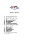 Listado de Villancicos 2012