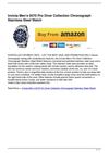 Invicta Men’s 0070 Pro Diver Collection Chronograph Stainless Steel Watch