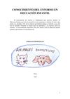 CONOCIMIENTO DEL ENTORNO EN EDUCACIÓN INFANTIL