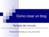 APUNTES PARA EL USO DEL BLOG