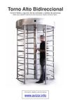 Control de Acceso Peatonal. Torno Vertical