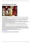 Coptic Christians get new Pope
