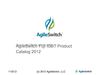 AgileSwitch Fuji Product Catalog