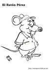Ratoncito Pérez colorear