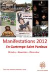 Agenda des manifestations d'octobre à décembre 2012 en Gartempe-Saint Pardoux