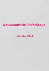 Sélection nouveautés Octobre 2012