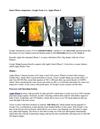 Smart Phone comparison Google Nexus 4 vs. Apple iPhone 5