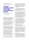 REVUE PRESSE 9 NOVEMBRE 2012