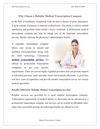 Why Choose a Reliable Medical Transcription Company