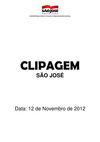 Clipagem São José 12/11/2012