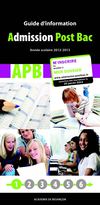 Guide Admission Post Bac 2013