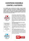 Tract PCF-Front de Gauche pour la journée du 14/11 contre l'austérité