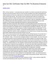 How Can SSL Certificates Help Out With The Business Enterprise _